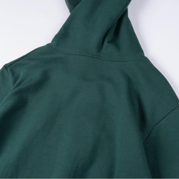 CPFM.XYZ Ink-Splashed Smiley Face Hooded Sweatshirt Green - Picture 3 of 8